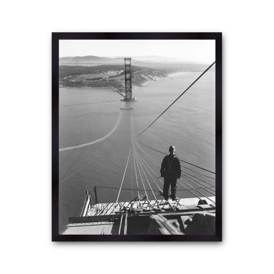Golden Gate Bridge Under Construction, 1934