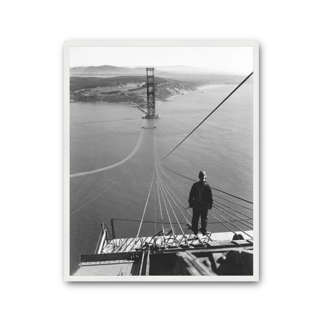 Golden Gate Bridge Under Construction, 1934