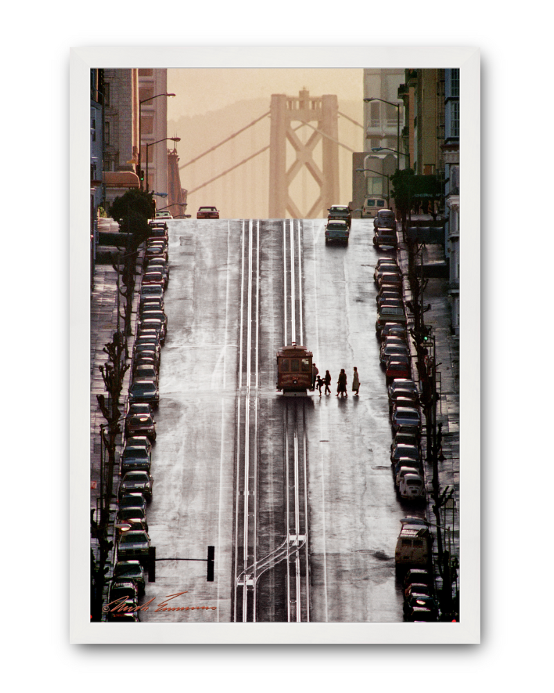California Street Cable Car at Leavenworth, 1985