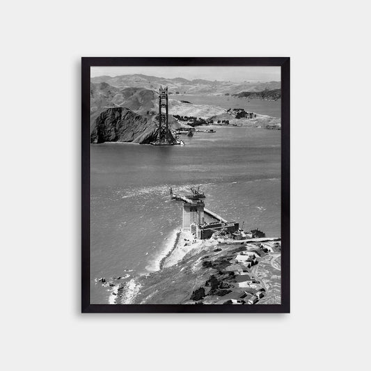 Golden Gate Bridge Under Construction, 1934