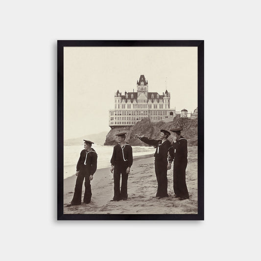Sailors at the Cliff House, 1901