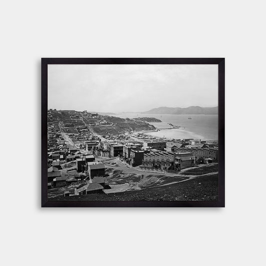 San Francisco Bay from Telegraph Hill, circa 1880s