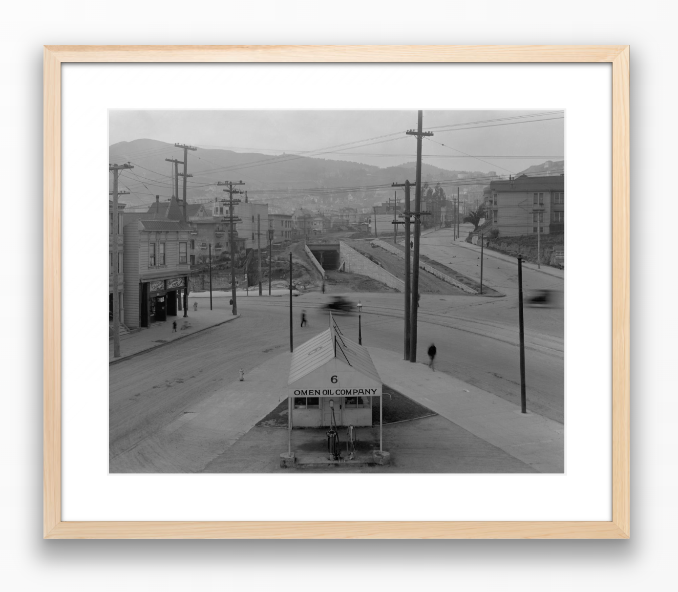 Intersection of Castro, Market, and 17th Streets, 1917.