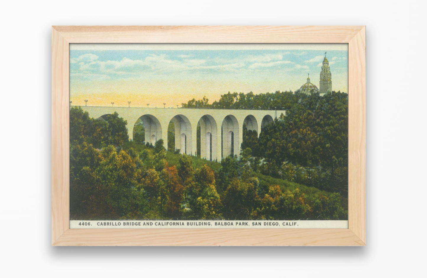 Cabrillo Bridge and California Building, Balboa Park, 1930s