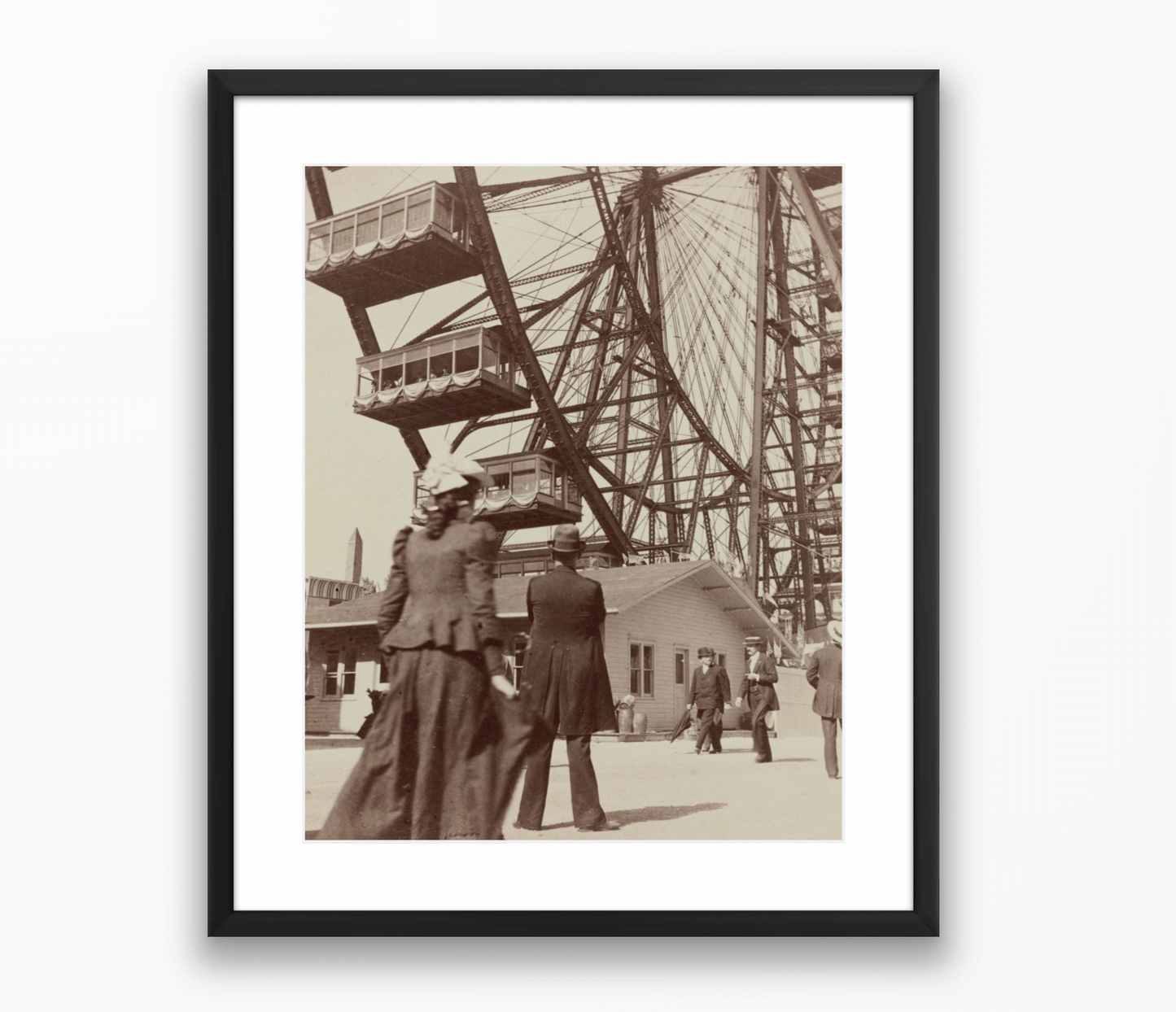 Large Ferris Wheel at the World's Columbian Exposition, Chicago, 1893