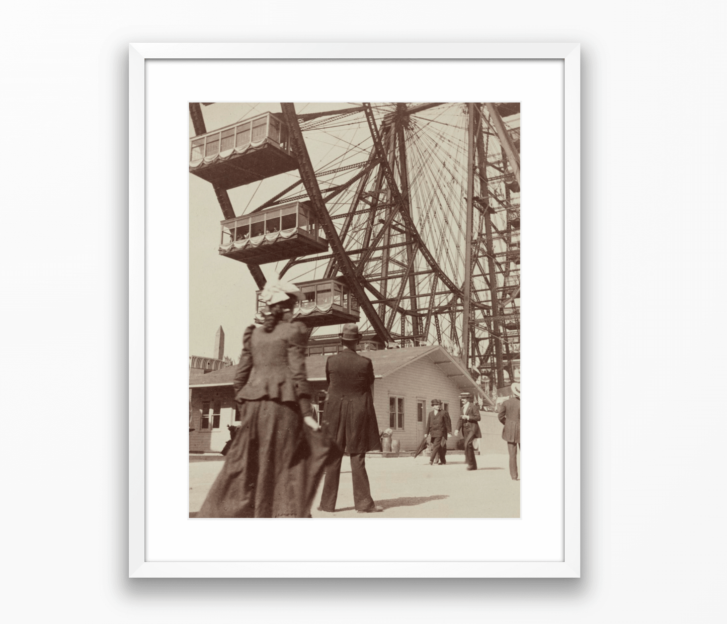 Large Ferris Wheel at the World's Columbian Exposition, Chicago, 1893