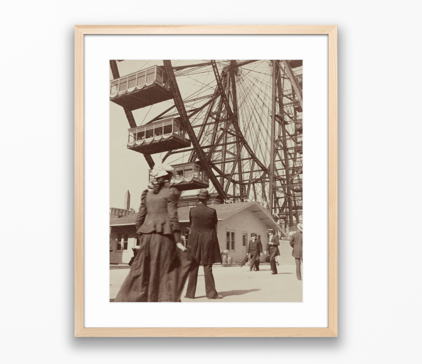 Large Ferris Wheel at the World's Columbian Exposition, Chicago, 1893