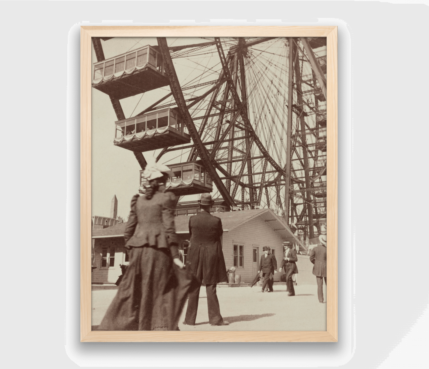 Large Ferris Wheel at the World's Columbian Exposition, Chicago, 1893