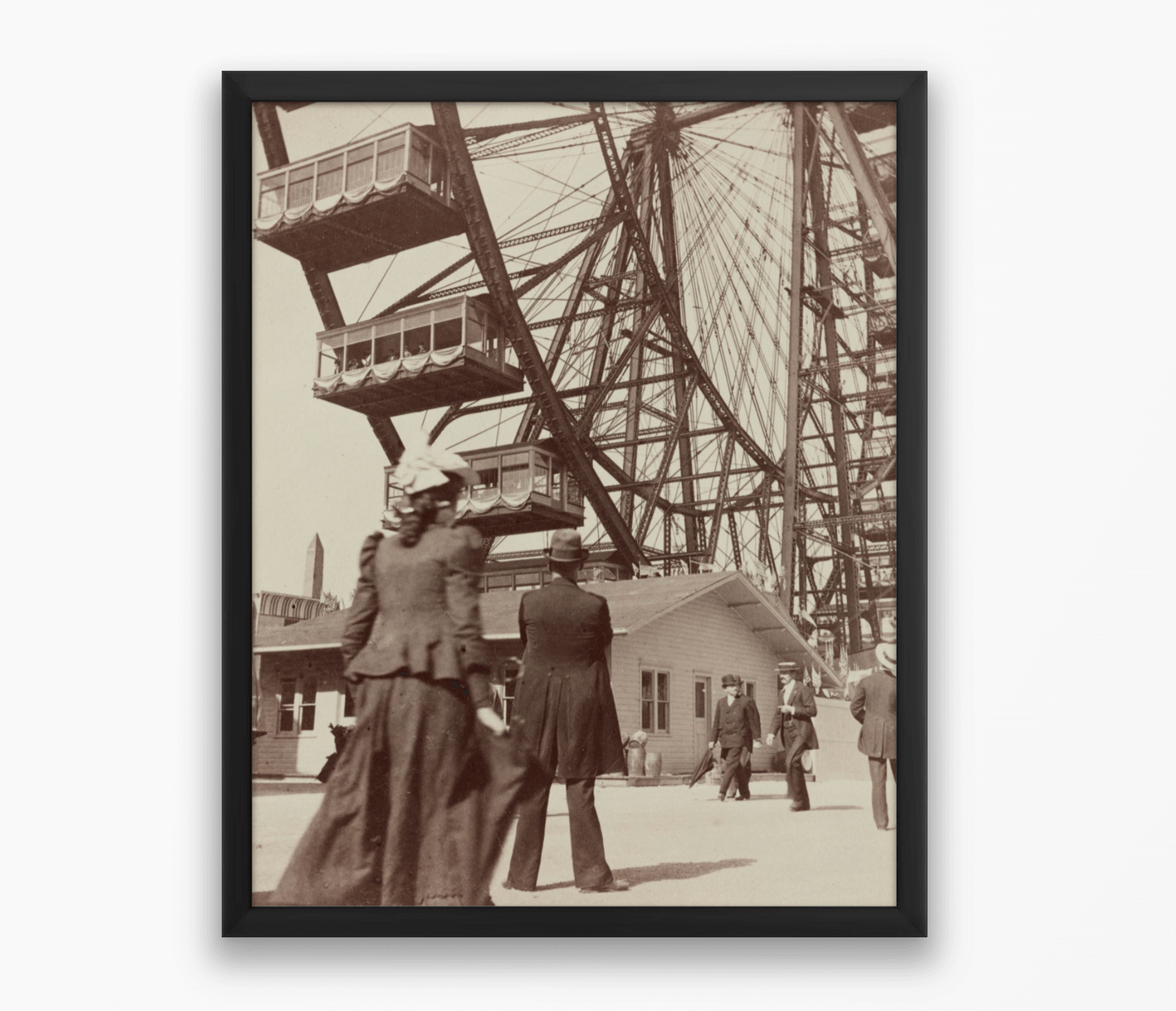 Large Ferris Wheel at the World's Columbian Exposition, Chicago, 1893