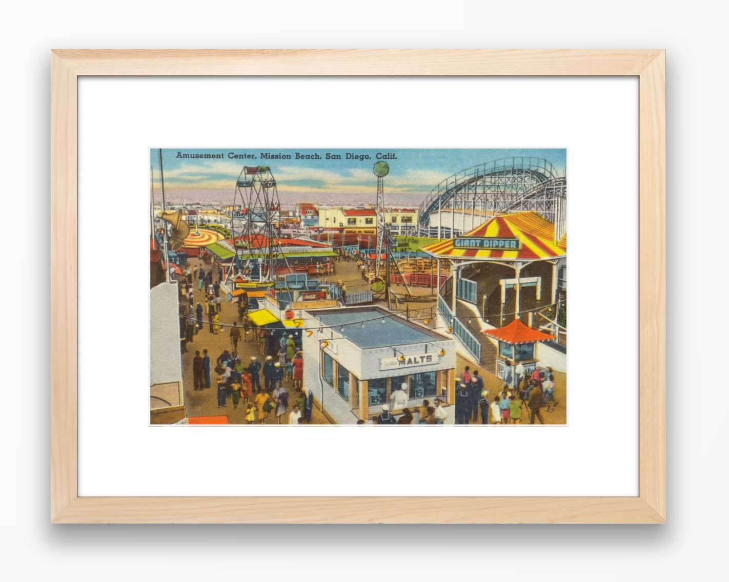 Belmont Park, Mission Beach, San Diego, 1940s