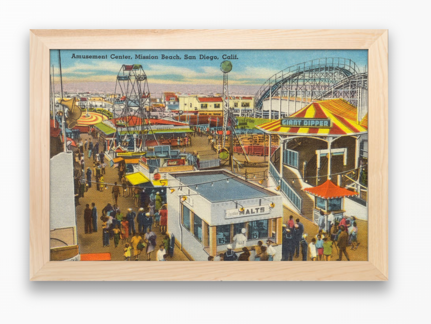 Belmont Park, Mission Beach, San Diego, 1940s