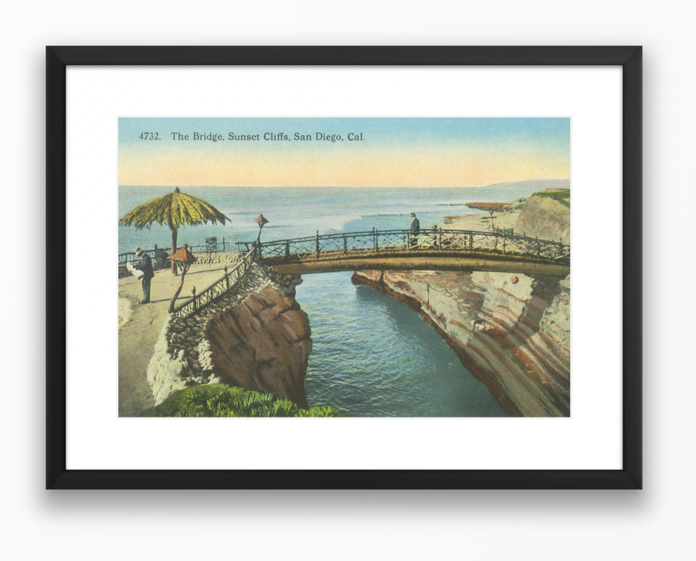 The Bridge, Sunset Cliffs, San Diego circa 1915