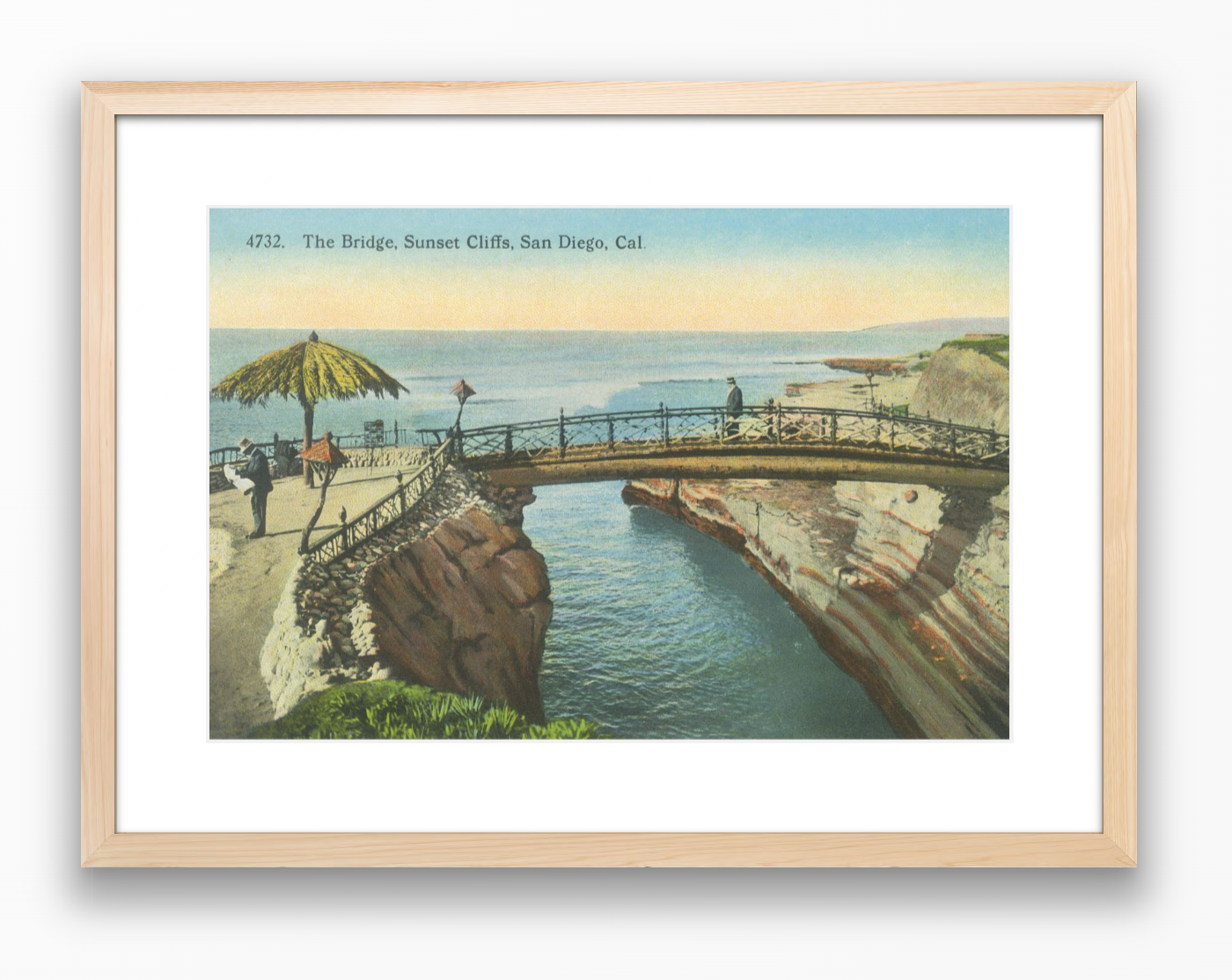 The Bridge, Sunset Cliffs, San Diego circa 1915