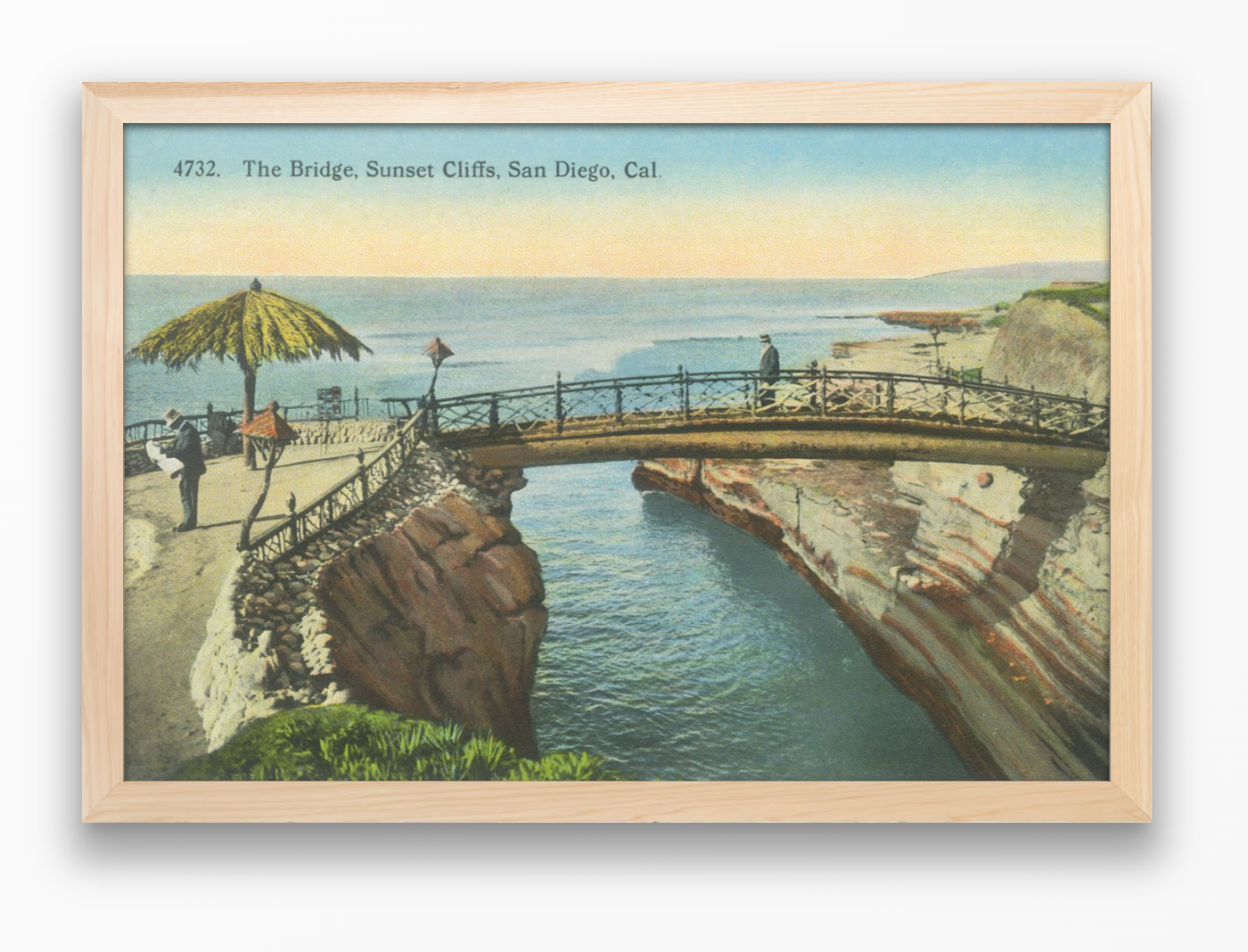 The Bridge, Sunset Cliffs, San Diego circa 1915