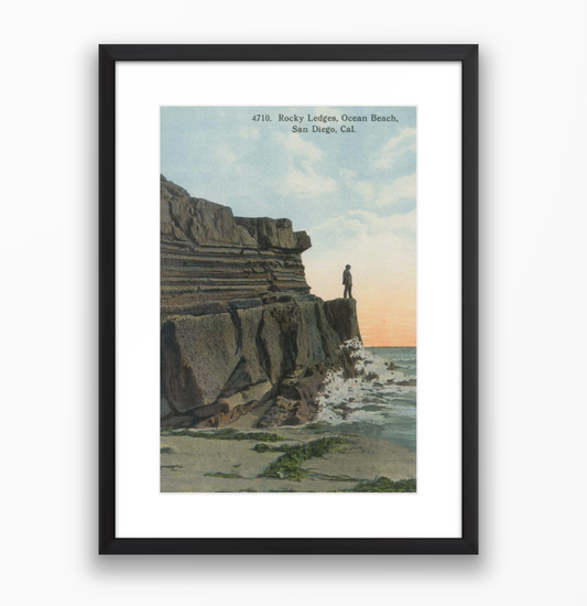 Rocky Ledges, Ocean Beach, San Diego, 1900s