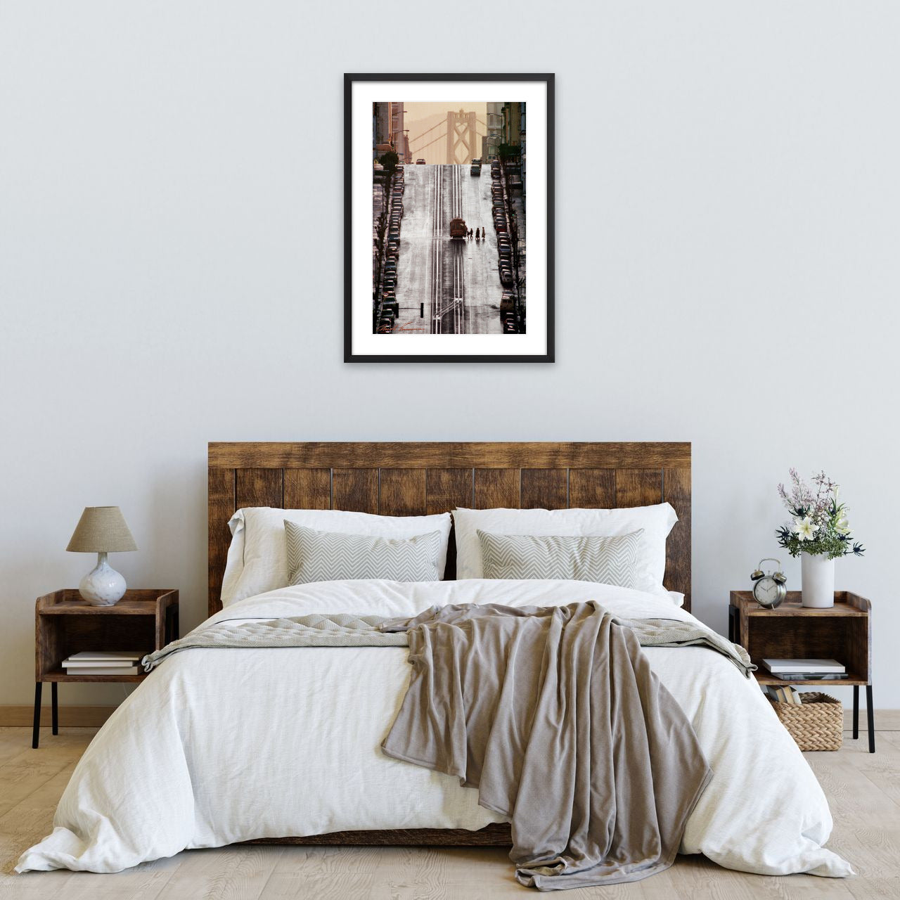 California Street Cable Car at Leavenworth, 1985