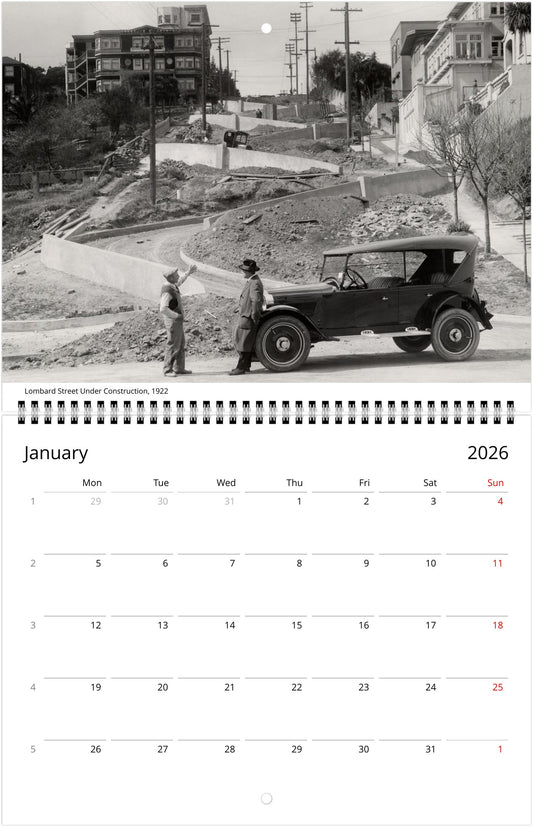 History of San Francisco — 2026 Wall Calendar