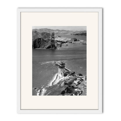 Golden Gate Bridge Under Construction, 1934