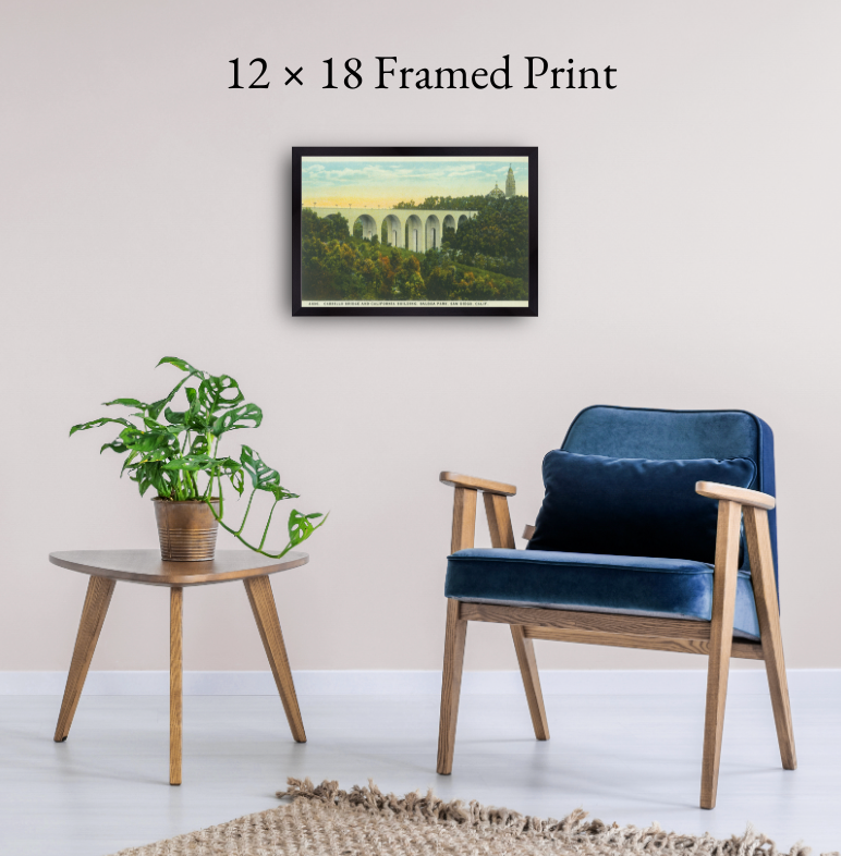 Cabrillo Bridge and California Building, Balboa Park, 1930s