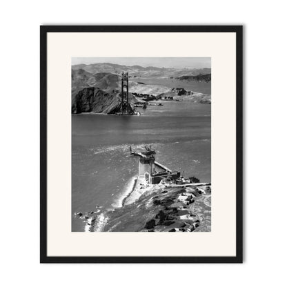 Golden Gate Bridge Under Construction, 1934