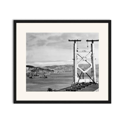 Bay Bridge Under Construction, San Francisco, 1934