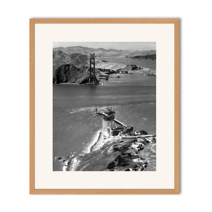 Golden Gate Bridge Under Construction, 1934