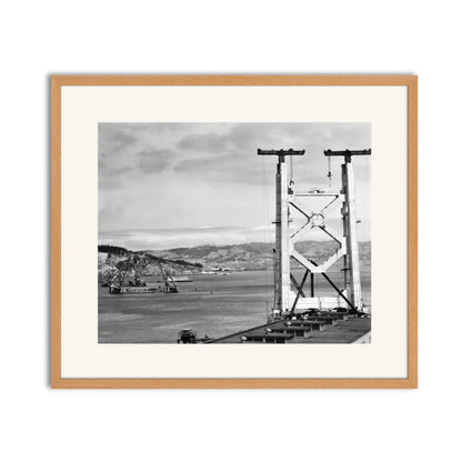 Bay Bridge Under Construction, San Francisco, 1934