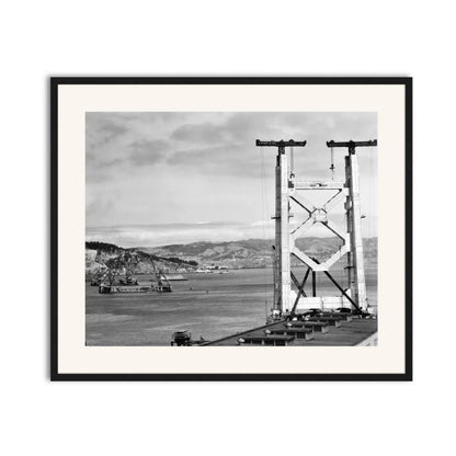 Bay Bridge Under Construction, San Francisco, 1934