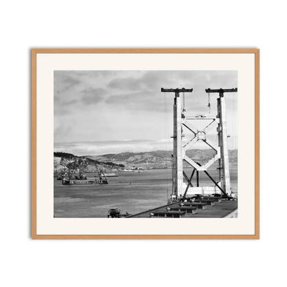Bay Bridge Under Construction, San Francisco, 1934