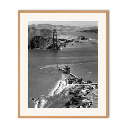 Golden Gate Bridge Under Construction, 1934