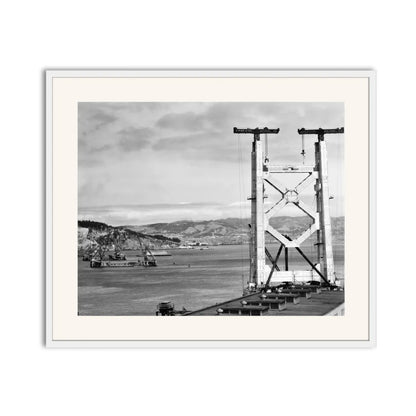 Bay Bridge Under Construction, San Francisco, 1934