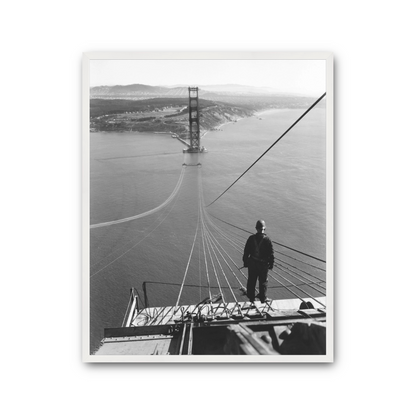 Golden Gate Bridge Under Construction, 1934