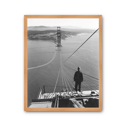 Golden Gate Bridge Under Construction, 1934