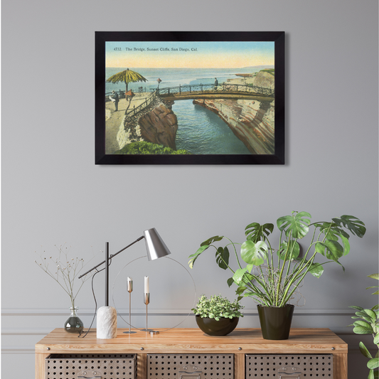 The Bridge, Sunset Cliffs, San Diego circa 1915
