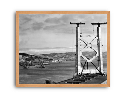 Bay Bridge Under Construction, San Francisco, 1934
