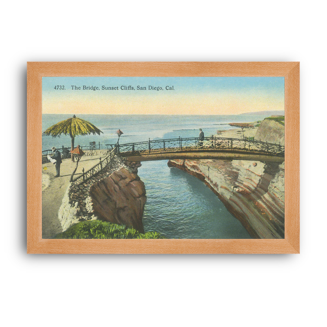 The Bridge, Sunset Cliffs, San Diego circa 1915