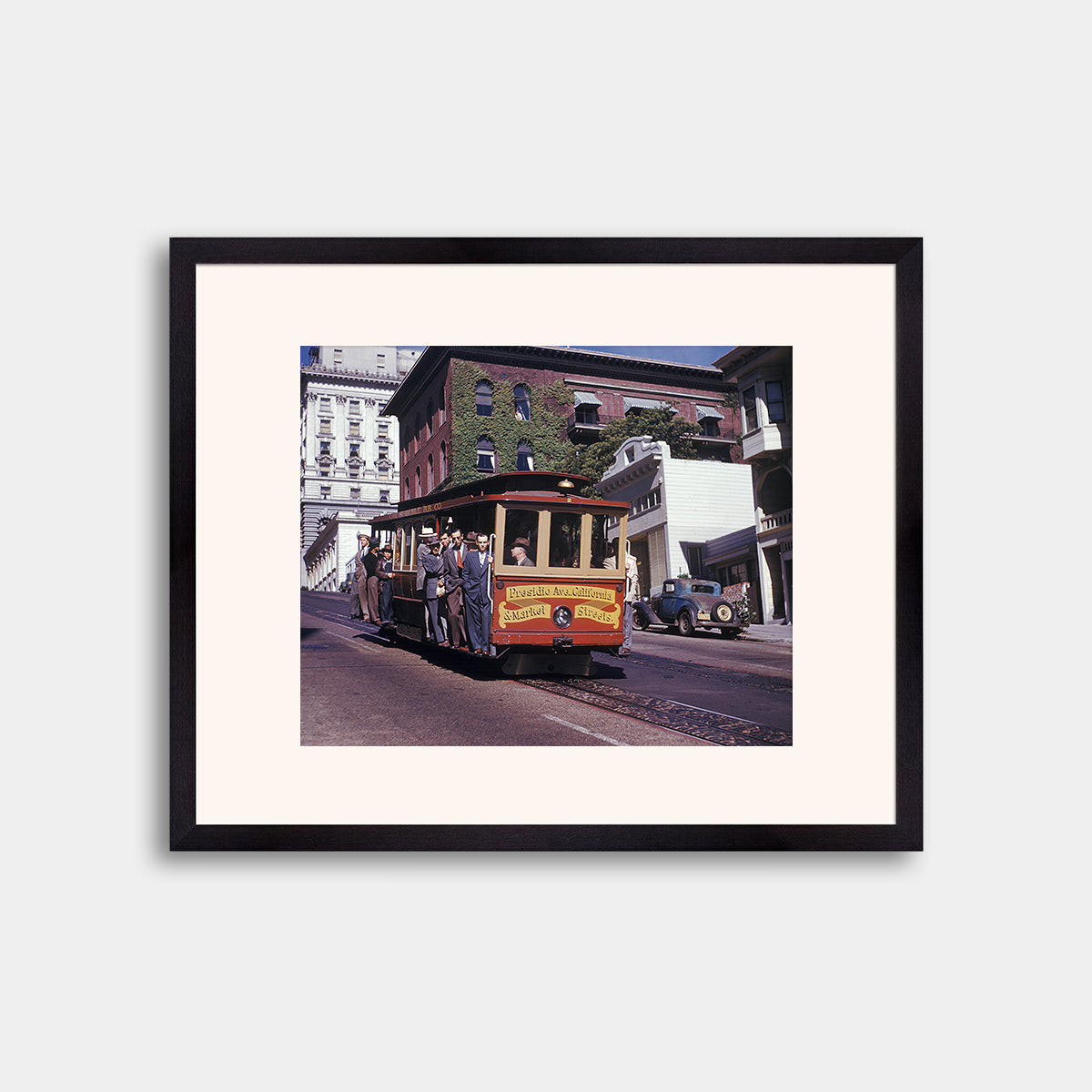 Cable Car on California Street, Nob Hill, 1947
