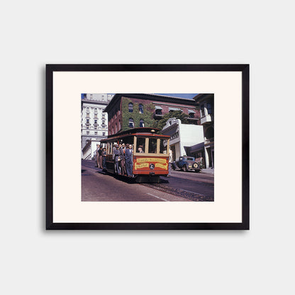 Cable Car on California Street, Nob Hill, 1947