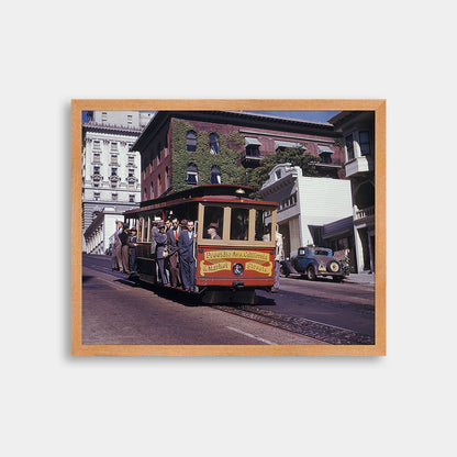 Cable Car on California Street, Nob Hill, 1947