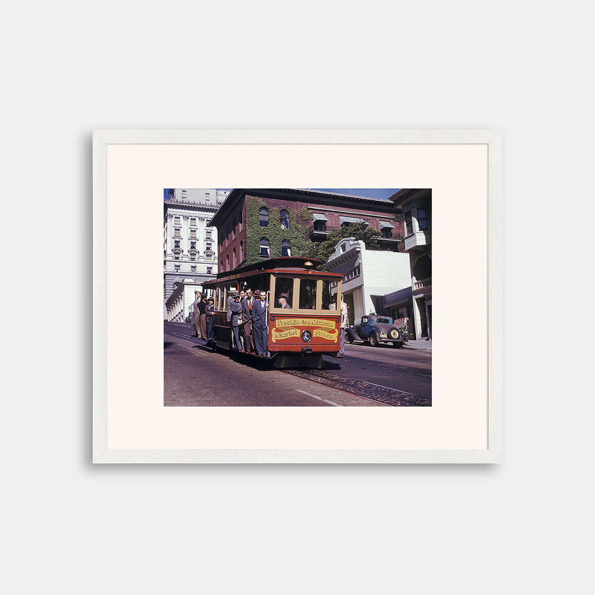 Cable Car on California Street, Nob Hill, 1947
