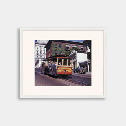 Cable Car on California Street, Nob Hill, 1947
