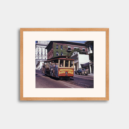Cable Car on California Street, Nob Hill, 1947