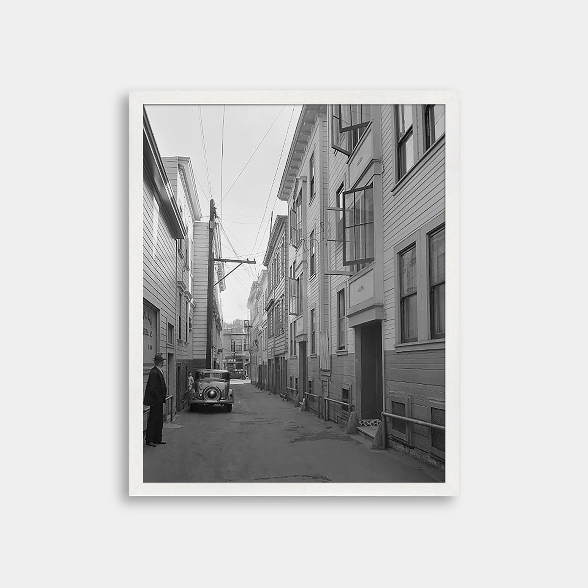 Card Alley, North Beach, February 1936