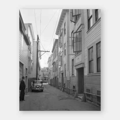Card Alley, North Beach, February 1936