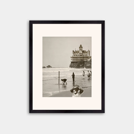 Children Playing at Ocean Beach, 1900s