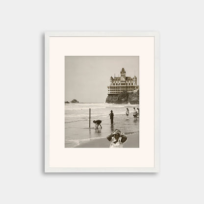 Children Playing at Ocean Beach, 1900s