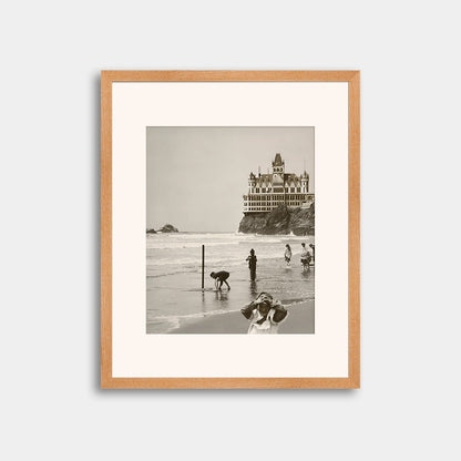 Children Playing at Ocean Beach, 1900s