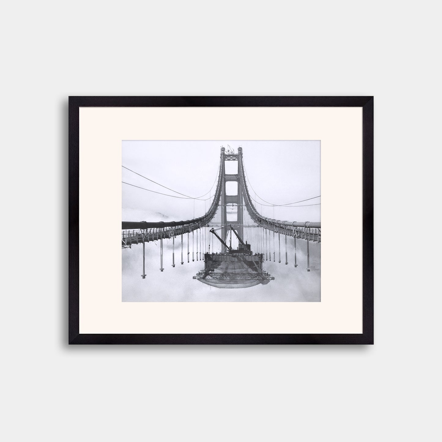 Golden Gate Bridge During Construction, 1936.