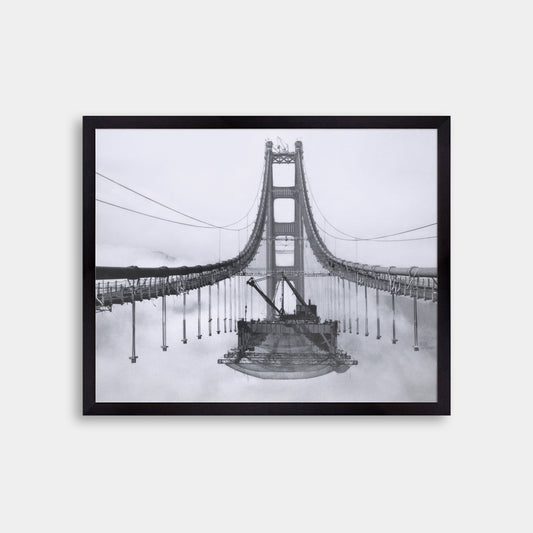 Golden Gate Bridge During Construction, 1936.
