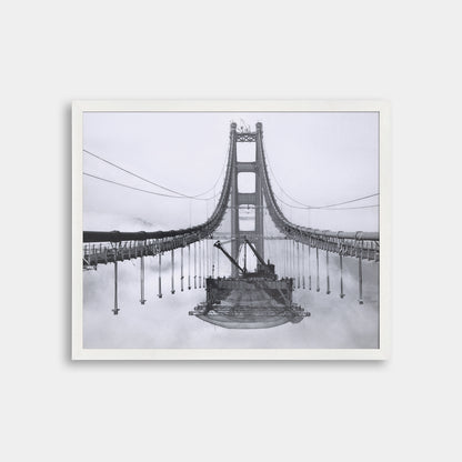 Golden Gate Bridge During Construction, 1936.